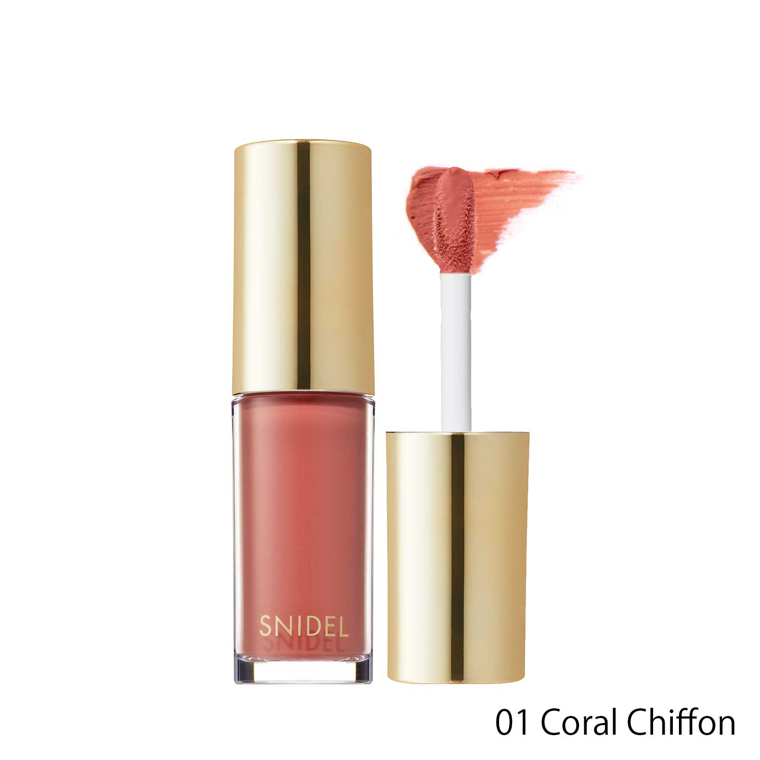 【SNIDEL BEAUTY】ピュア リップ スフレ＜全5色＞01 Coral Chiffon