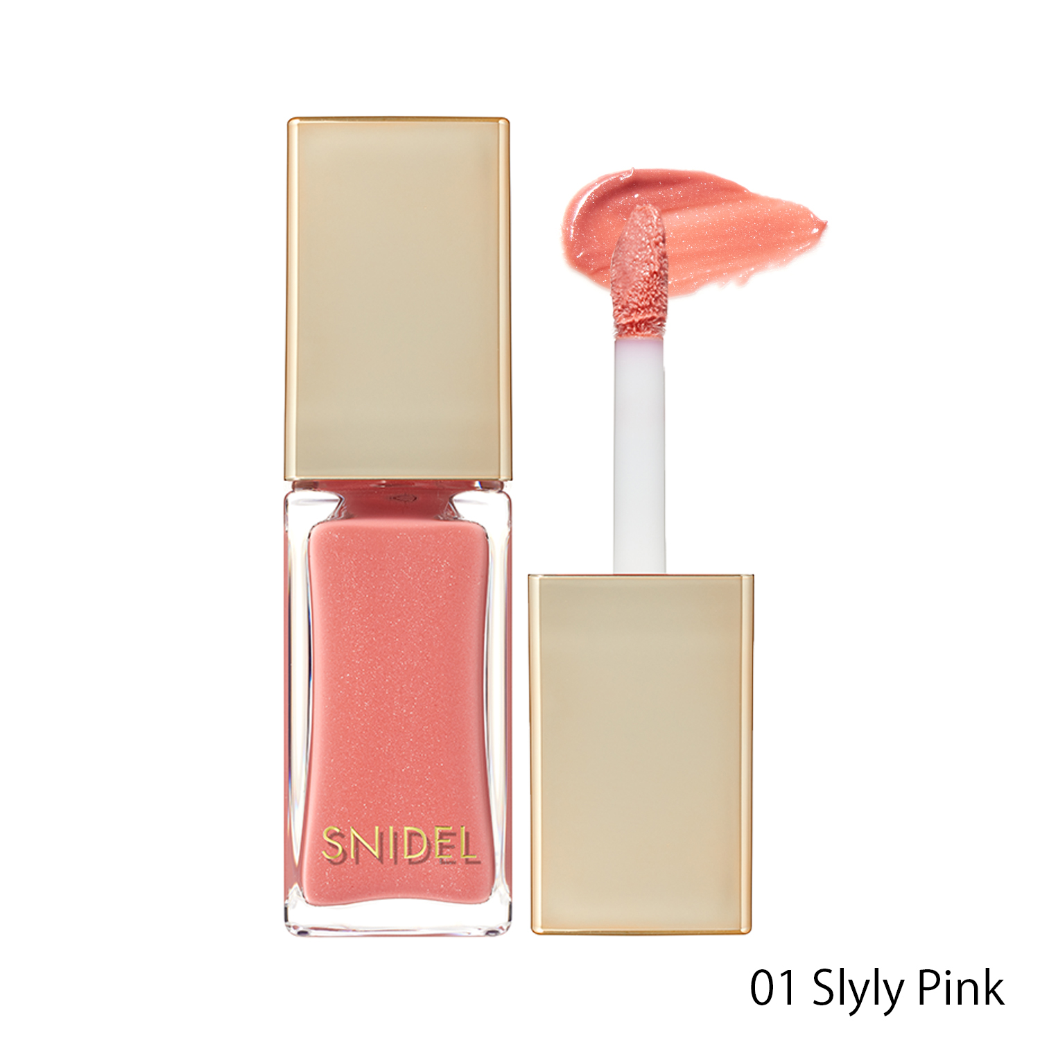 【SNIDEL BEAUTY】ピュア リップ ラスター＜全6色＞01 Slyly Pink