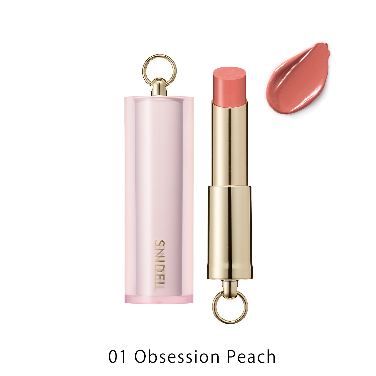 《予約開始》12月18日(水)10時～【SNIDEL BEAUTY】ルージュ クチュール＜全8色＞(01 Obsession Peach-（2025年1月上旬発送予定）)