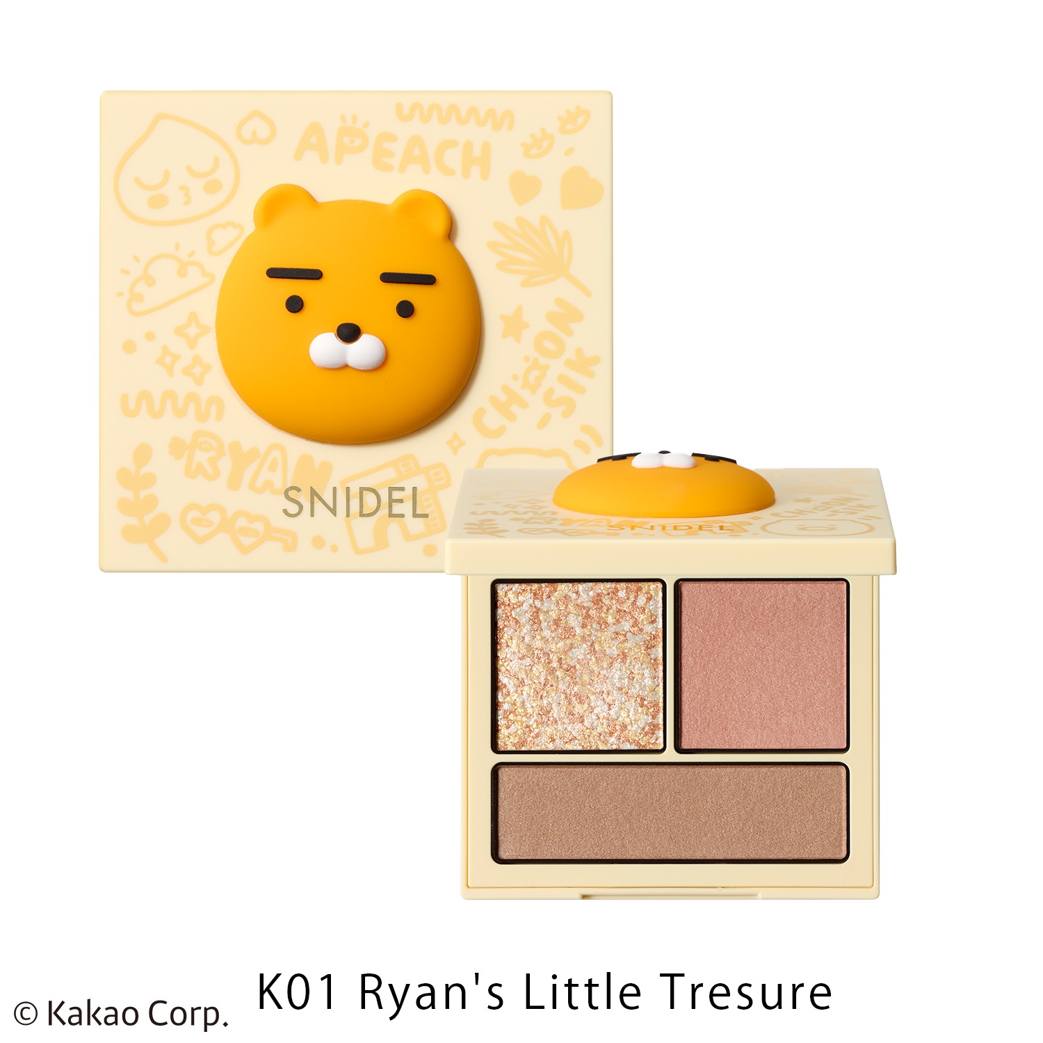 【SNIDEL BEAUTY】テイラード カラー アイズ［K01,K02］＜Kakao Friends Collection＞K01 Ryan's Little Treasure